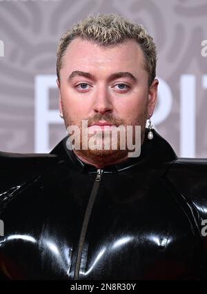 EDITORIAL USE ONLY - Sam Smith At The 2023 Brit Awards, On February 11 ...