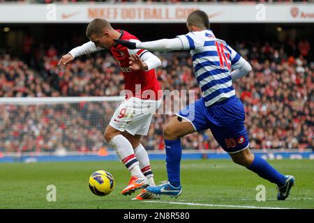 Oct. 1, 2012 - London, United Kingdom - QPR's Adel Taarabt wears a t-shirt  with ''I love Allah'' on it..Football - Barclays Premier League - QPR v  West Ham - Loftus Road 