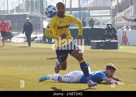 Brescia, Italy. 11th Feb, 2023. Giorgio Cittadini (Modena) And Dimitri ...