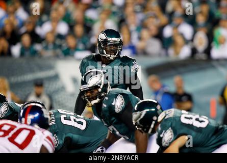 Philadelphia Eagles quarterback Michael Vick during a scrimmage in