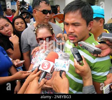 Manny Pacquiao's Wife Jinkee Running for Vice Governor in Philippines