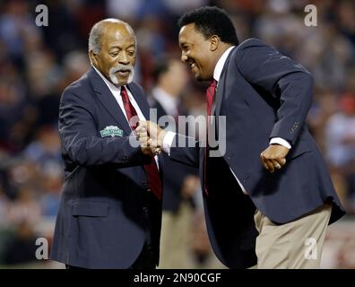 L.C. Greenwood, a former Pittsburgh Steeler, and Luis Tiant, a