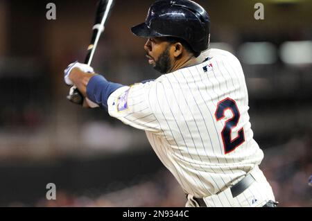 Minnesota Twins' Justin Morneau is shown during to a baseball game against  the Kansas City Royals Thursday, Sept. 13, 2012 in Minneapolis. (AP  Photo/Jim Mone Stock Photo - Alamy