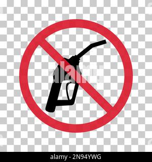 Gas station icon, nozzle isolated vector, pump gasoline design, oil power energy symbol . Stock Vector