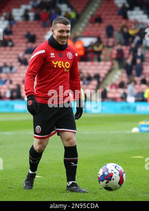 Sheffield, England, 11th February 2023. John Fleck of Sheffield Utd   during the Sky Bet Championship match at Bramall Lane, Sheffield. Picture credit should read: Simon Bellis / Sportimage Credit: Sportimage/Alamy Live News Stock Photo