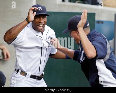 Detroit Tigers' Prince Fielder bats against the Chicago White sox during a  baseball game Saturday, Sept. 1, 2012 in Detroit. (AP Photo/Duane Burleson  Stock Photo - Alamy