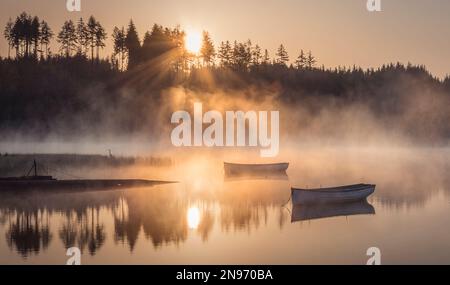 Loch Rusky Scotland Stock Photo