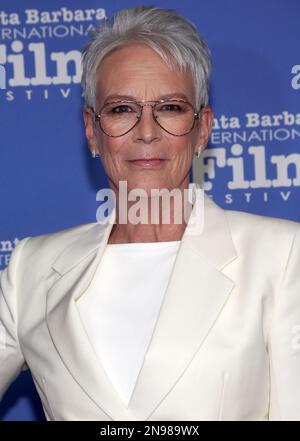 11 February 2023 -Santa Barbara, California - Jamie Lee Curtis. the 38th Santa Barbara International Film Festival's Maltin Modern Master Award Honoring Jamie Lee Curtis held at Arlington Theatre in Santa Barbara. (Credit Image: © Fs/AdMedia via ZUMA Press Wire) EDITORIAL USAGE ONLY! Not for Commercial USAGE! Stock Photo