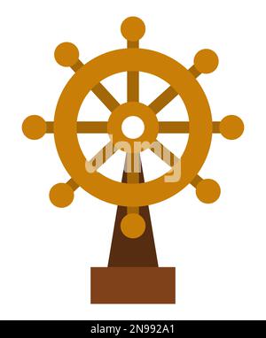 Pirate at the Helm Cartoon Colored Clipart Stock Vector Image & Art - Alamy