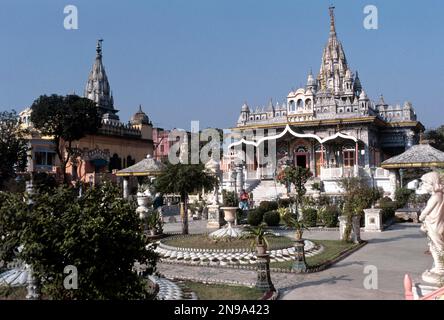 Parshwanath Jain temple built in 1867, Kolkata or Calcutta, West Bengal, India, Asia Stock Photo