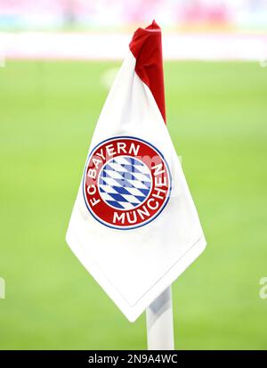 Flag Ogf the Bayern Munchen Footbal Club, Germany, Editorial
