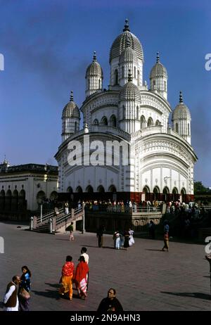 Dakshineswar Kali temple in Kolkata or Calcutta, West Bengal, India, Asia Stock Photo