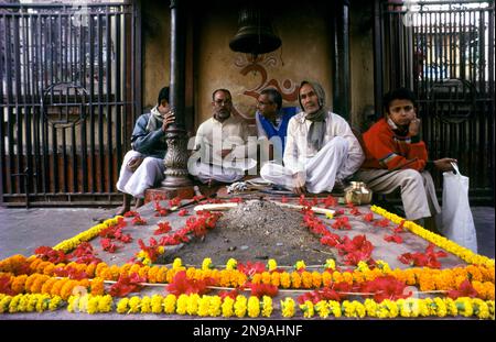 The Kalighat temple in Kolkata or Calcutta, West Bengal, India, Asia Stock Photo