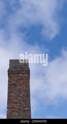 Old industrial chimney stack Stock Photo