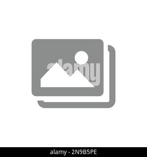 Photo files vector icon. Picture, image media fill symbol Stock Vector ...