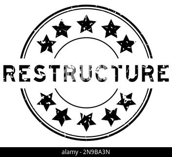 Grunge black modified word rubber seal stamp on white background Stock ...