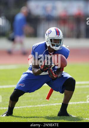 Buffalo Bills' Leodis McKelvin during NFL football training camp in  Pittsford, N.Y., Friday, July 27, 2012. (AP Photo/David Duprey Stock Photo  - Alamy