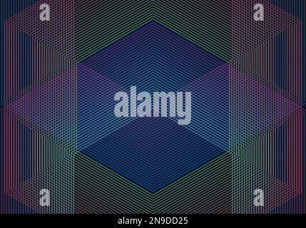 Striped texture, Abstract warped Diagonal Striped Background, wave lines texture. Brand new style for your business design, vector template for your i Stock Vector