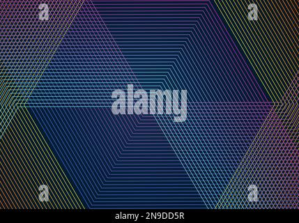Striped texture, Abstract warped Diagonal Striped Background, wave lines texture. Brand new style for your business design, vector template for your i Stock Vector