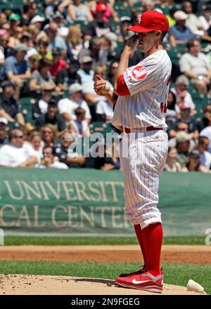 Chicago White Sox starting pitcher Dylan Cease throws to a Houston Astros  batter during the first inning of a baseball game in Chicago, Friday, July  16, 2021. (AP Photo/Nam Y. Huh Stock