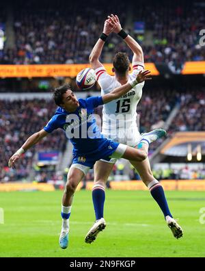 Italy's Ange Capuozzo during the Guinness Men's Six Nations match at ...