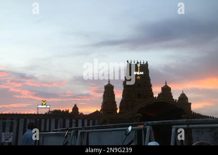 Nallur Kovil hindu temple  jaffna sri lanka Stock Photo