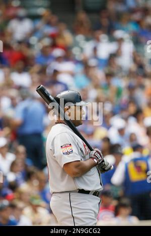 Houston Astros' Carlos Lee looks at Colorado Rockies relief pitcher Manuel  Corpas after Corpas hit Lee with a pitch in the ninth inning of the Astros'  4-1 victory in a baseball game