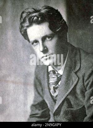 Rupert Brooke, Rupert Chawner Brooke (1887 – 1915) English poet Stock Photo