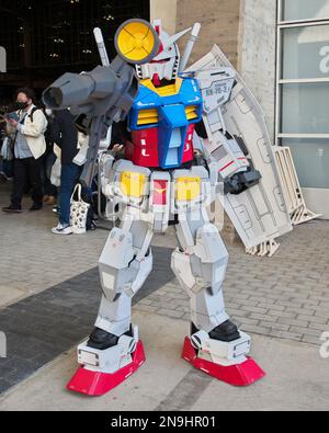 Chiba, Japan. 12th Feb, 2023. Cosplayer poses for camera during the 'Wonder Festival 2023 winter' in Chiba Prefecture, Japan on Sunday, February 12, 2023. Photo by Keizo Mori/UPI Credit: UPI/Alamy Live News Stock Photo