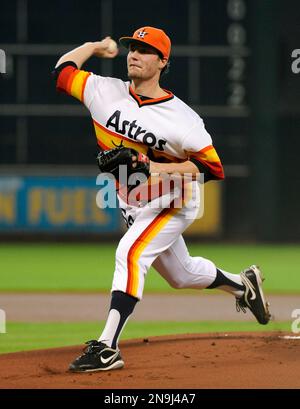 JUNE 27 2012: Houston Astros pitcher Lucas Harrell #64 and manager