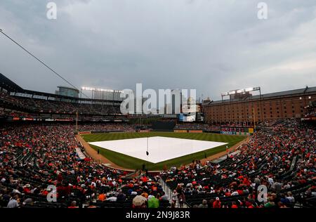 The Latest: Tarp on field at Truist Park during all-day rain - WDEF