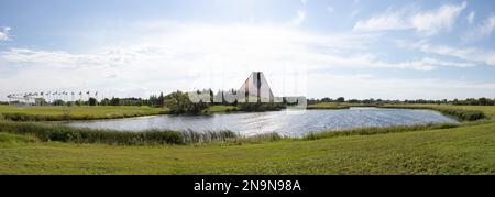 A beautiful view of the Royal Canadian Mint in Winnipeg, Manitoba, Canada Stock Photo