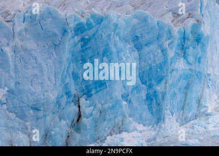 Close-up of the famous glacier and natural sight Perito Moreno in Patagonia, Argentina, South America Stock Photo