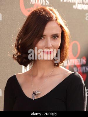 Actress Rebecca Calder arrives at the world premiere of Hatfields