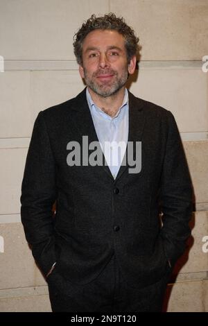 London, UK . 12 February, 2023 . Elliot Levey pictured at the 23rd ANNUAL WHATSONSTAGE AWARDS held at the Prince of Wales Theatre. Credit:  Alan D West/Alamy Live News Stock Photo