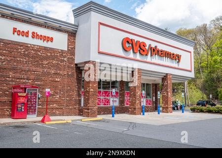 CVS, A popular pharmacy in Athol. MA . Stock Photo