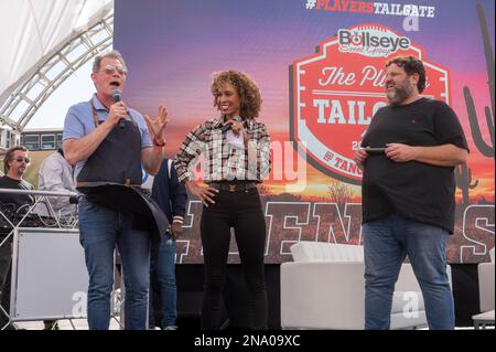 IMAGE DISTRIBUTED FOR BULLSEYE EVENT GROUP - Guy Fieri at The Players Tailgate  2022 Los Angeles party to celebrate Super Bowl LVI on Sunday, Feb 13, 2022  in Inglewood, Calif. (Peter Barreras/AP