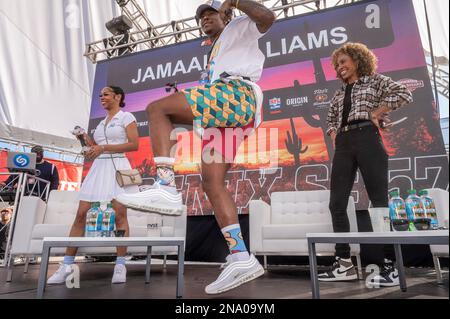 IMAGE DISTRIBUTED FOR BULLSEYE EVENT GROUP - Guy Fieri at The Players Tailgate  2022 Los Angeles party to celebrate Super Bowl LVI on Sunday, Feb 13, 2022  in Inglewood, Calif. (Peter Barreras/AP