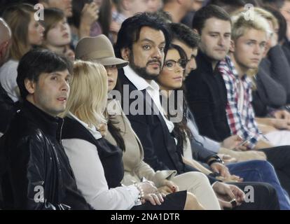 Moscow. Singer Filipp Kirkorov during a concert in honor of his 55th