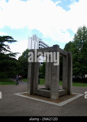 Enclosure Sculpture in Watts Park, Southampton, Hampshire, UK Stock Photo