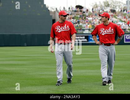 Jose Peraza Cincinnati Reds Game Used Jersey First Career Game at GABP