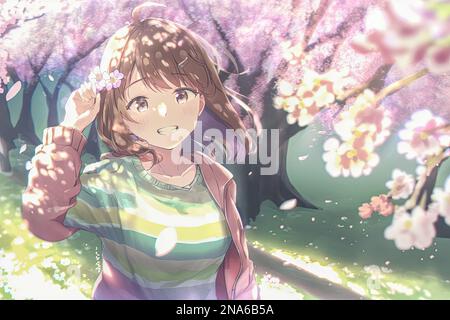 Spring girl🌸🌼🌸🌼🌸🌼 | Anime Art Amino