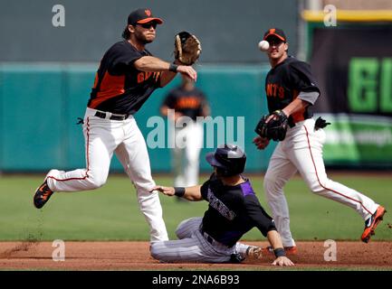 Giants” Brandon Crawford and Marco Scutaro working well together
