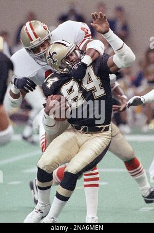 FILE - New Orleans Saints' Jim Taylor (31) runs for a first down