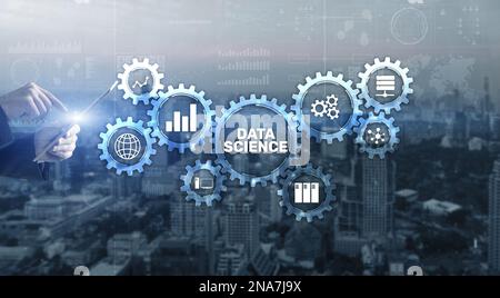 Data science business analytics internet technology concept Stock Photo