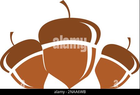 Oak logo icon design illustration Stock Vector