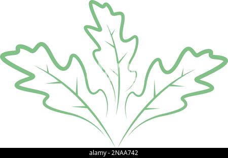 Oak logo icon design illustration Stock Vector