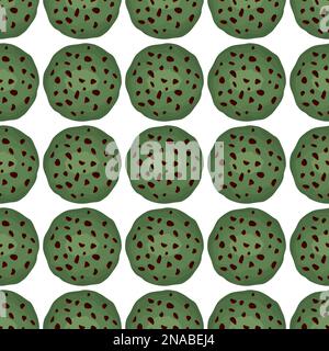 Pattern homemade cookie different taste in pastry biscuit, pattern cookie consist of collectible natural tasty food biscuit it pastry accessory, patte Stock Vector