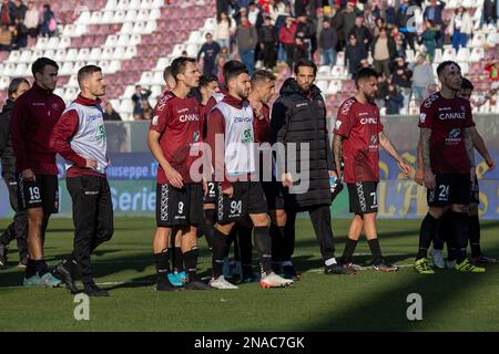 Reggio Calabria, Italy. 21st Jan, 2023. Reggina team during Reggina 1914 vs  Ternana Calcio, Italian soccer Serie B match in Reggio Calabria, Italy,  January 21 2023 Credit: Independent Photo Agency/Alamy Live News