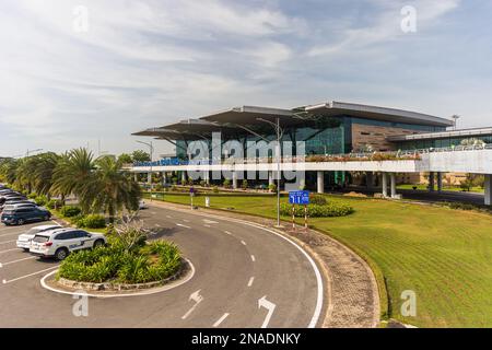 Can Tho, Vietnam - January 2023: Exterior view of the Can Tho International Airport in Can Tho, Vietnam Stock Photo